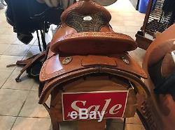 Billy Cook Saddle 16.5 inch + breast collar + back cinch