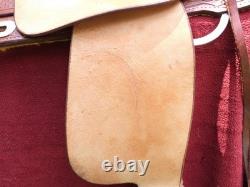 Billy Cook Saddlery Greenville Texas Western Roping Tooled Leather Saddle SZ 16