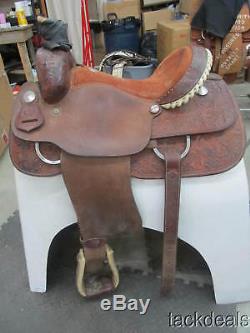Billy Cook TX Matt Tyler Roping Saddle 15 Used Solid & Great Condition