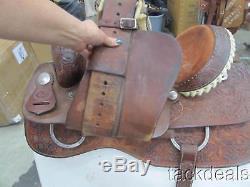 Billy Cook TX Matt Tyler Roping Saddle 15 Used Solid & Great Condition