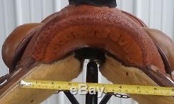 Billy Cook Wade Ranch Roping Saddle 15.5 in