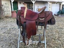Billy Cook Wade Saddle, roping, ranch, western dressage 16