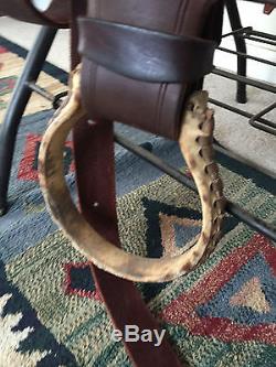 Billy Cook Wade Tree Ranch Saddle 2181 15 1/2 Wide Tree Oxbow Stirrups Nice