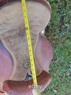 Billy Cook Western 16 Barrel Saddle Full Qh Bars Round Skirt