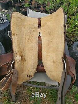 Billy Cook Western Saddle Greenville TX #1852 Square Skirt Fully Tooled 15 Seat