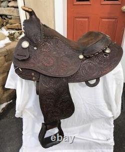 Billy Royal 15 Vintage Arabian Western Saddle