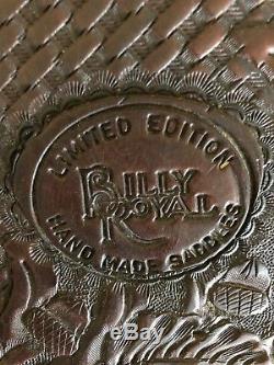 Billy Royal 16 Medium Oil Western Silver Show Saddle