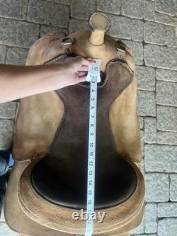 Billy Royal Rough out Work Training Western Saddle 16.5 Free Shipping