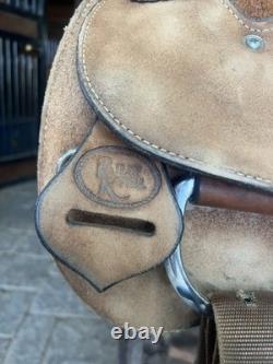 Billy Royal Rough out Work Training Western Saddle 16.5 Free Shipping