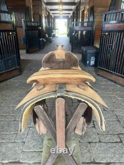 Billy Royal Rough out Work Training Western Saddle 16.5 Free Shipping