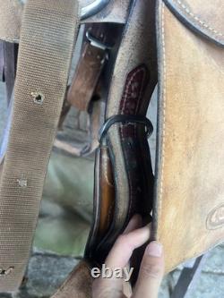 Billy Royal Rough out Work Training Western Saddle 16.5 Free Shipping