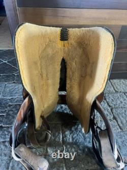 Billy Royal Rough out Work Training Western Saddle 16.5 Free Shipping