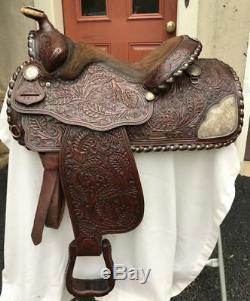 Billy Royal Supreme 15 Vintage Sterling Silver FQHB Western Saddle