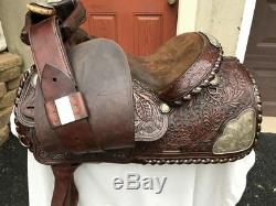 Billy Royal Supreme 15 Vintage Sterling Silver FQHB Western Saddle