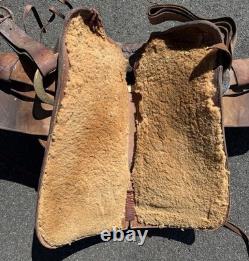 Billy Royal Vintage Show Saddle Simco Tex Tan Leather Western Hand Tool Brass