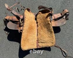Billy Royal Vintage Show Saddle Simco Tex Tan Leather Western Hand Tool Brass