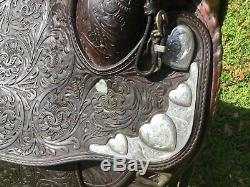 Billy Royal. Vintage Sterling Silver Western Saddle