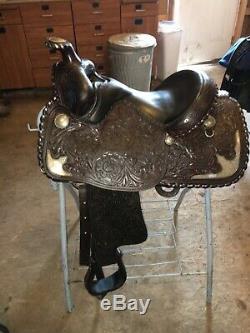 Billy Royal Western Saddle 15 seat- used trail/show
