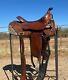 Billy Royal Western Show Saddle With Beautiful Silver Cinches Included Great