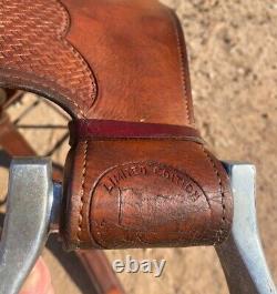 Billy Royal Western Show Saddle with beautiful silver Cinches Included Great