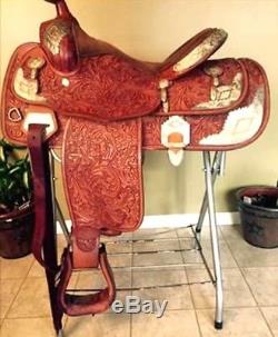 Billy Royal western show saddle 15