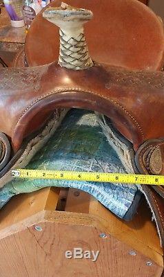 Billy Shaw Barrel Saddle-13 As Is