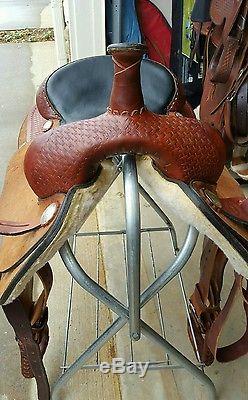 Billy cook saddle, 17 Western Rough out Cutter, Slightly Used