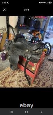 Black King Series 16 Western Endurance Walking Horse Trail Saddle