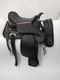 Black Western Treeless Saddle Synthetic Lightweight & Comfortable