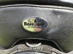 Black leather Barefoot Arizona treeless western saddle size 2 with VPS & EXTRAS