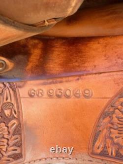 Blue Ribbon 16 in Show Saddle in excellent condition, (#BR 93049)