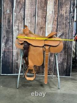 Blue Ribbon Equitation Work Saddle 16 FQHB