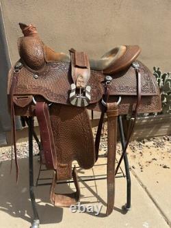 Blue Ribbon Tack Custom Western Ranch Saddle 16