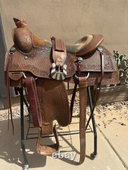 Blue Ribbon Tack Custom Western Ranch Saddle 16
