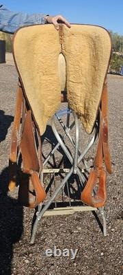 Blue Ribbon Western Ranch Saddle 16