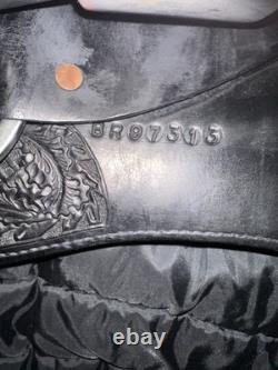 Blue Ribbon Western Show Saddle 16 Black