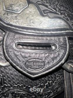 Blue Ribbon Western Show Saddle 16 Black