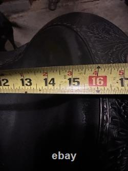 Blue Ribbon Western Show Saddle 16 Black