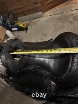 Blue Ribbon Western Show Saddle 16 Black