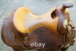 Blue Ribbon Western Work or Trail Saddle 15.5 Semi-QH Tree