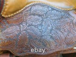 Blue Ribbon Western Work or Trail Saddle 15.5 Semi-QH Tree