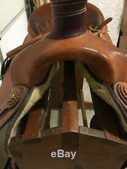 Blue Ridge Roping western Saddle 17 with front and back cinch