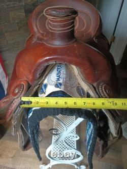 Blue Ridge Western Roping Trail Work Ranch Saddle 15 Wide Tree