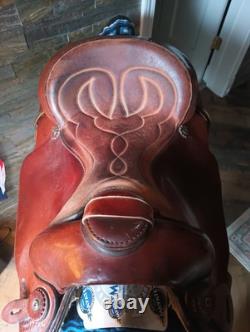 Blue Ridge Western Roping Trail Work Ranch Saddle 15 Wide Tree
