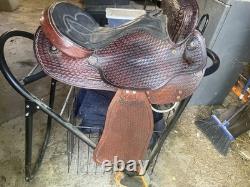 Blue ridge saddlery Western trail saddle