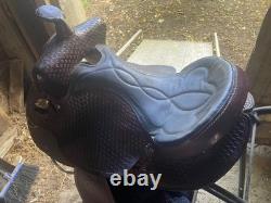 Blue ridge saddlery Western trail saddle