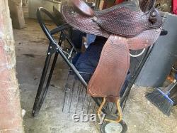 Blue ridge saddlery Western trail saddle