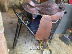 Blue ridge saddlery Western trail saddle