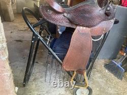 Blue ridge saddlery Western trail saddle