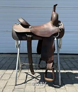 Bob Marshall 17' Western Cutter Saddle